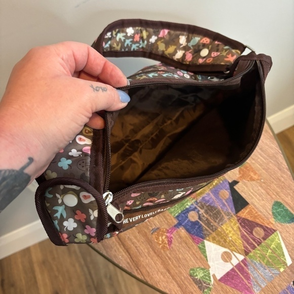 The Very Lovely Bag Co., Women's Spring Casual Compact Shoulder Bag, Brown - Picture 4 of 6